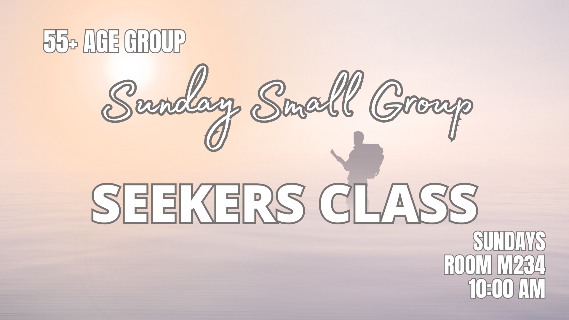 Seekers Sunday Small Group graphic