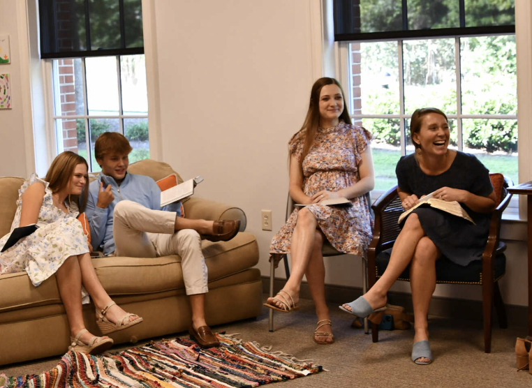 St Paul youth gathered for Sunday School