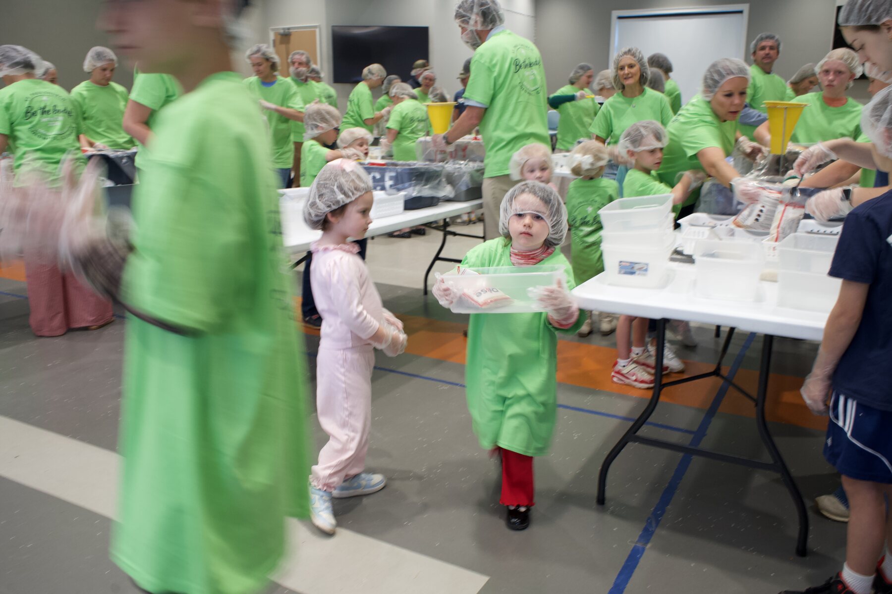 St Paul volunteers serving together through missions